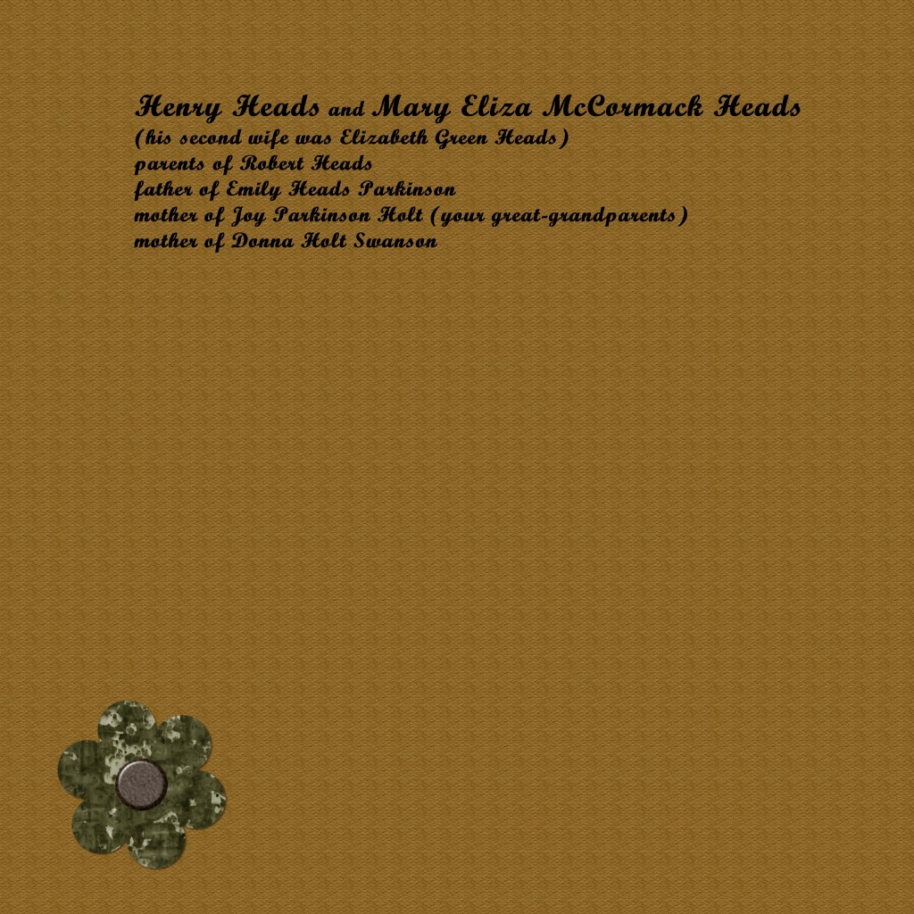 Henry and Mary Heads